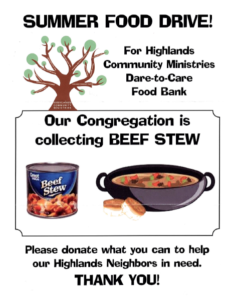 2016 HCM Food Drive