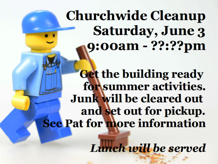 Church wide Cleaning