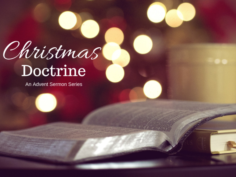 Advent Sermon Series for 2018